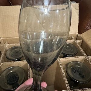 6 Piece Goblet Glassware NEW